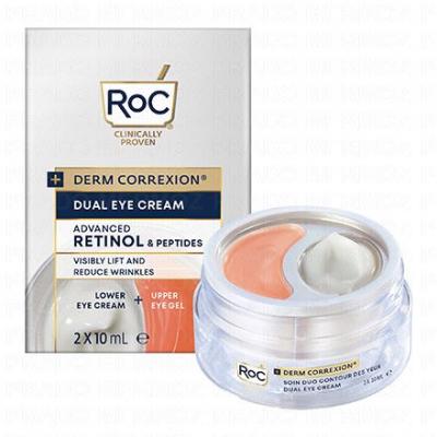 Roc Derm Correxion Duo Soin Contour Des Yeux Lift Anti-Rides 2 X 10 Ml