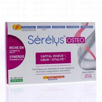 S&eacute;r&eacute;lys Osteo 30 G&eacute;lules V&eacute;g&eacute;tales