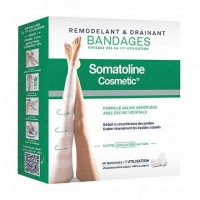 SOMATOLINE COSMETIC Bandages Remodelants&Drainants kit de d&eacute;marrage