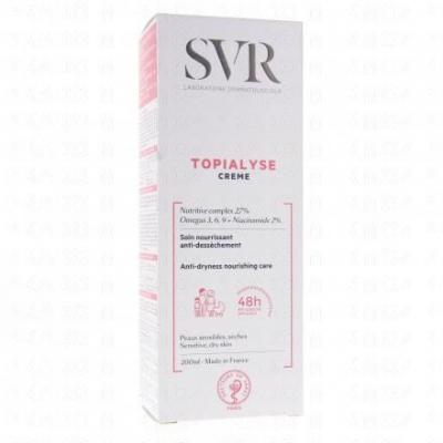Cr&egrave;me nourrissante apaisante corps & visage Topialyse - 200ml - SVR
