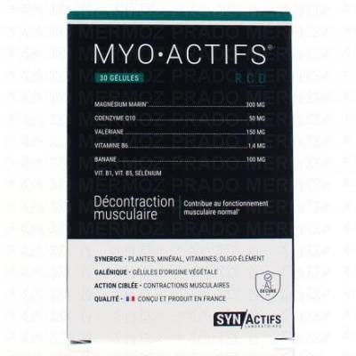 Myoactif 30 g&eacute;lules D&eacute;contraction musculaire Synactifs
