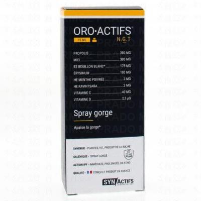 Synactifs Oroactifs S Buc Fl Pulv/15Ml