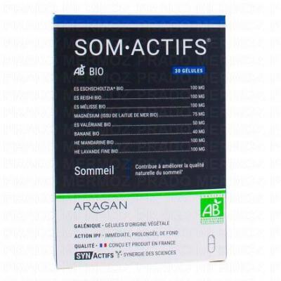 SYNACTIFS Som Actifs Bio Sommeil 30 g&eacute;lules