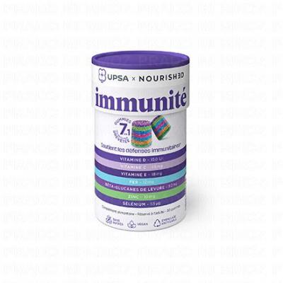 UPSA x Nourished Gummies 7 en 1 Immunit&eacute;30 gummies