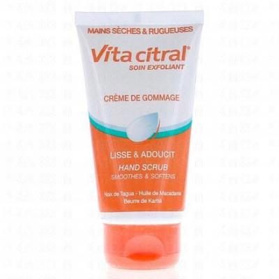 VITA CITRAL Cr&egrave;me de gommage mains s&egrave;ches et rugueuses 75ml