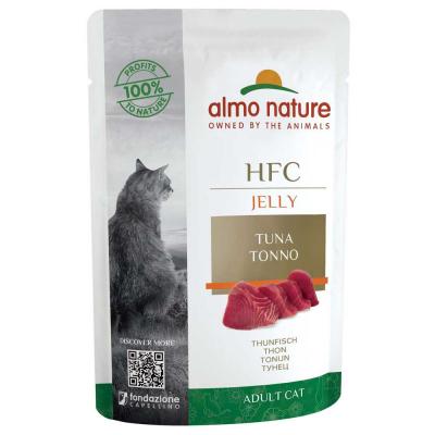 Almo Nature Hfc Jelly Tuna 55g Wet Cat Food Multicolore