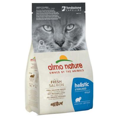 Almo Nature Sterilised Adult Salmon 2kg Cat Food Multicolore 2kg