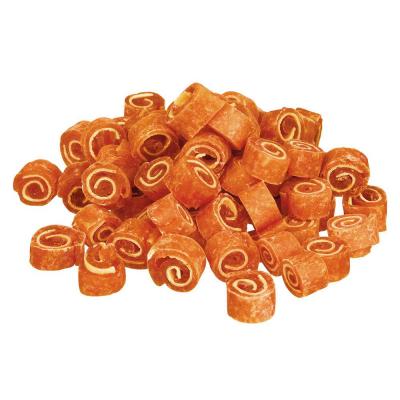 Friandises mini rouleau au poulet et poisson 75 g pour chien