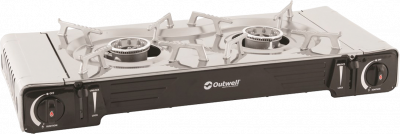 Outwell R&eacute;chaud &agrave; gaz portable de camping Appetizer Maxi 2 br&ucirc;leurs