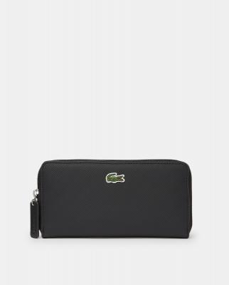 Lacoste Portefeuille L.12.12 Concept Femme, Noir, Taille unique