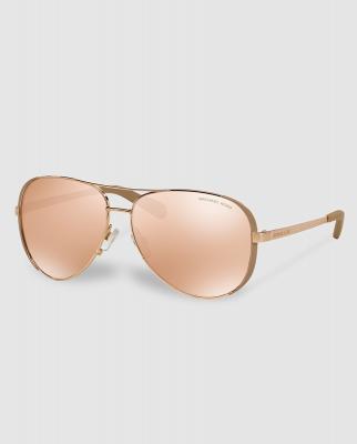 Michael Kors Lunettes de soleil aviateur or rose. Couleur: Rose