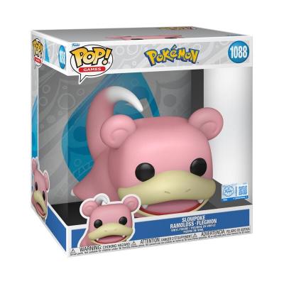 Figurine Funko Pop Jumbo Pok&eacute;mon Slowpoke Ramoloss - Flegmon