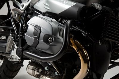 Barres de protection lat&eacute;rale SW-MOTECH noir BMW R nineT 14- / Scramb
