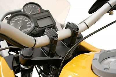 R&eacute;hausse de guidon SW-MOTECH guidon &Oslash;28 mm noir BMW R 1200 GS 04-07