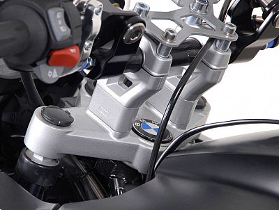 R&eacute;hausse de guidon SW-MOTECH H:30 mm gris BMW R 1200 GS 08-