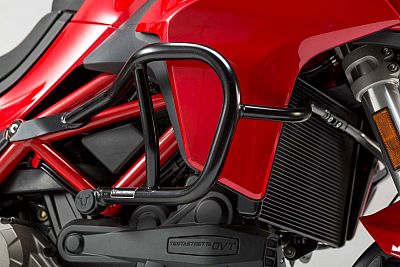 Barres de protection lat&eacute;rale SW-MOTECH noir Ducati Multistrada 1200