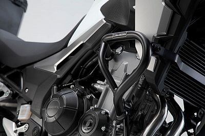 Barres de protection lat&eacute;rale SW-MOTECH noir Honda CB 500 X 16-23