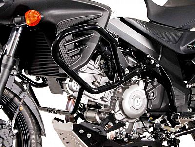 Barres de protection lat&eacute;rale SW-MOTECH noir Suzuki DL650 V-Strom 11-