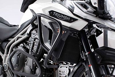 Barres de protection lat&eacute;rale SW-MOTECH noir Triumph Tiger 1200 Explo