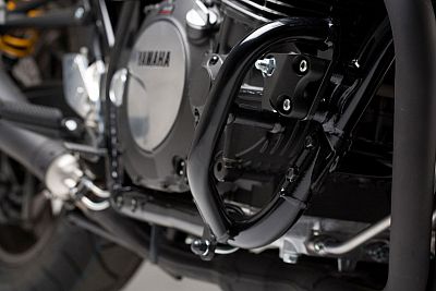 Barres de protection lat&eacute;rale SW-MOTECH noir Yamaha XJR1200 / XJR1300