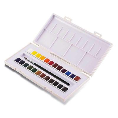 Bo&icirc;te aquarelle fine La petite Aquarelle 24 1/2 godets - Sennelier