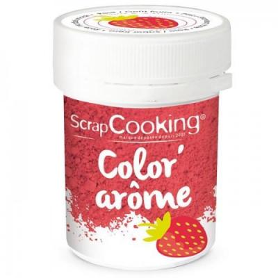 Color'ar&ocirc;me - rose / fraise - 10g - Scrapcooking