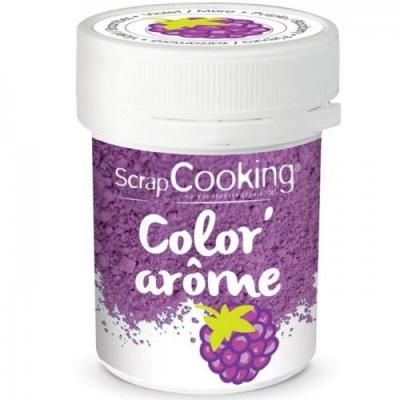 Color'ar&ocirc;me - violet / m&ucirc;re - 10g - Scrapcooking