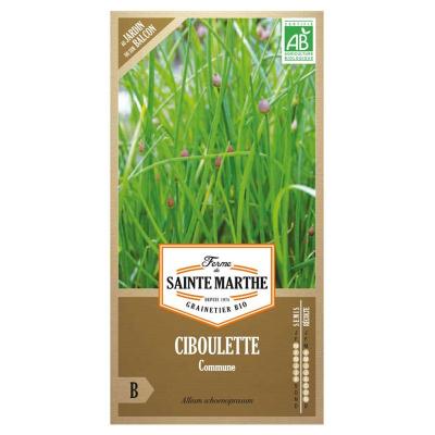 Graines &agrave; semer - Ciboulette bio - La ferme de Sainte Marthe