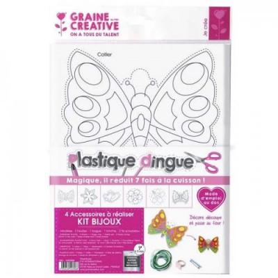 Kit Plastique Dingue - Bijoux - Graines cr&eacute;atives