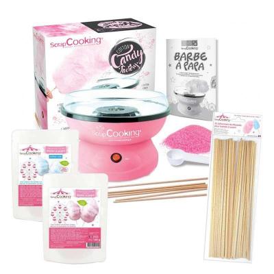 Scrapcooking Machine Barbe &agrave; papa + kit de pr&eacute;paration