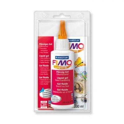FIMO Gel d&egrave;coratif Liquid, transparent, durcit au four,200ml