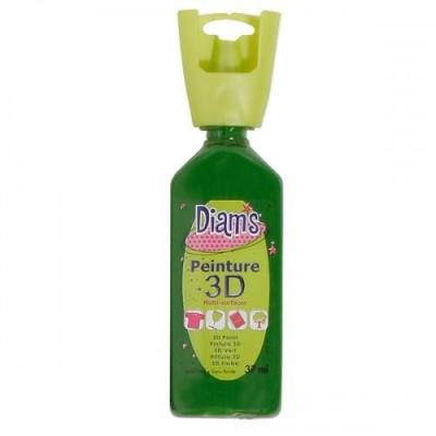 DIAM'S Peinture 3D Tous Supports, Vert Sapin Brillant, 37 ml