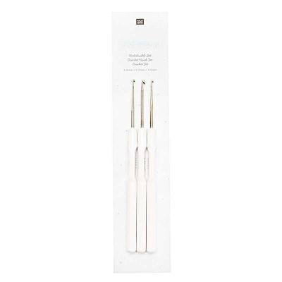 Lot de 3 Crochets 'Rico Design' Ricorumi 3 cm, 3.5 cm et 4 cm