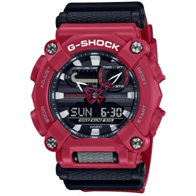 Casio Montre Rouge Analogique - Digital Hommes G-Shock Ga-900-4aer