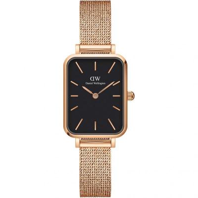 Daniel Wellington DW Montre Quadro Pressed Melrose 20x26mm Or rose