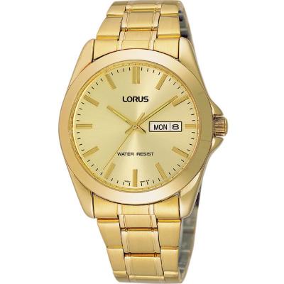 Lorus par Seiko montre Hommes Bracelet Or Jaune Dore RJ608AX9