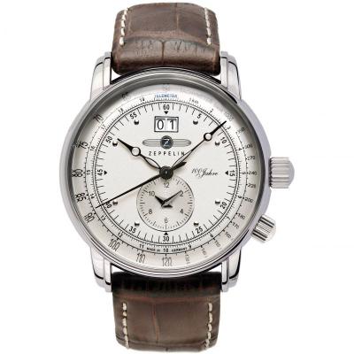 Zeppelin 100 Jahre 7640-1 76401 Quartz Tachymeter Montre Homme