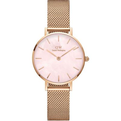 Daniel Wellington DW Montre Petite Melrose Pearl 28mm Or rose