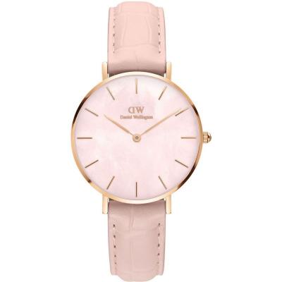 Montre Femme Daniel Wellington PETITE DW00100514 - Bracelet Cuir rose