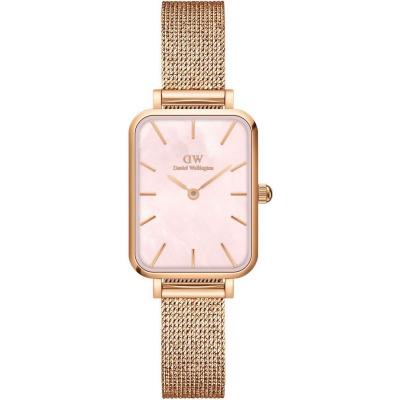 Daniel Wellington DW Montre Quadro Pressed Melrose 20x26mm Rose Gold