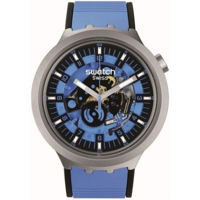 Swatch Montre Azure Blue Daze Collection Big Bold Irony