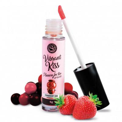 Brillant &agrave; l&egrave;vres Vibrant Fraise gum 3653 - parfum:Barbe a papa
