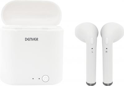 Denver Twq-40p Bluetooth Headphones Blanc