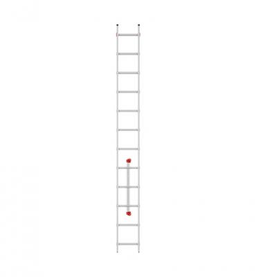 Echelle simple aluminium HAILO 12 &eacute;chelons H.3.39 m