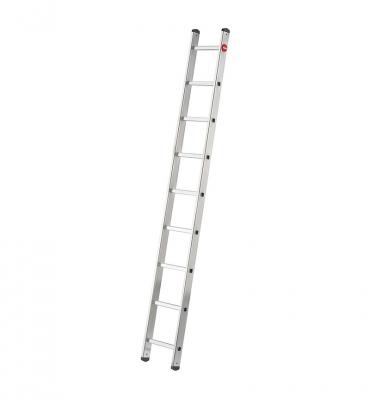 HAILO Echelle simple 9 &eacute;chelons 3m50 en aluminium professionnelle ProfiStep Uno