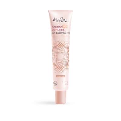 B&eacute;b&eacute; Cr&egrave;me Source De Roses 6en1 Soin Perfecteur Clair Bio Melvita - Le Tube De 40ml