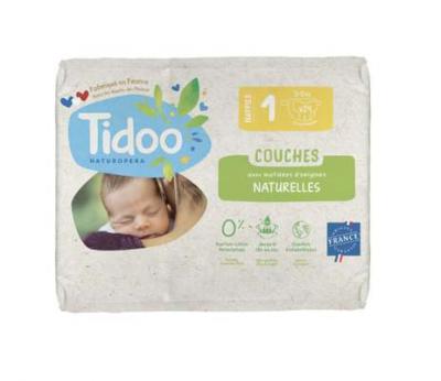 Tidoo - Couches / langes T1 Nouveau-n&eacute; 2-5kg - 24 pcs