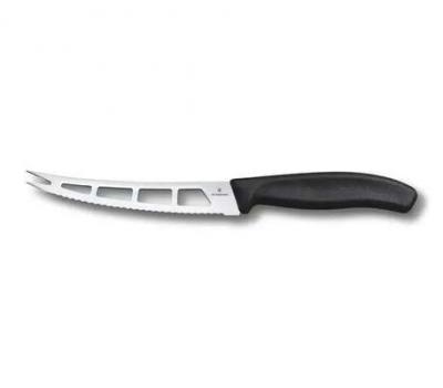 Couteau &Agrave; Fromage &Agrave; P&acirc;te Molle Et &Agrave; Beurre Swiss Classic Noir, 13 Cm