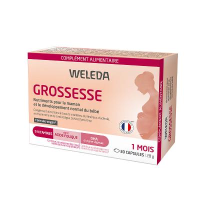 Weleda Compl&eacute;ment Alimentaire Grossesse - Cure de 1 mois - 30 capsules