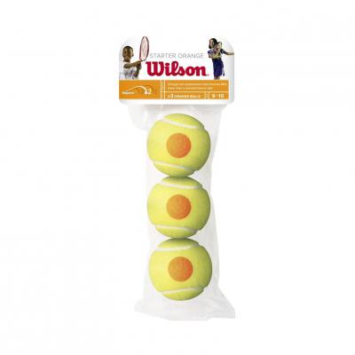 Wilson starter game wrt137300 balles de tennis enfant orange jaune